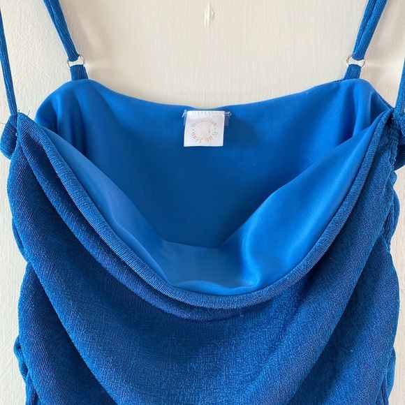 WITH JÉAN Juni One Piece in Electra Blue size Small - Picture 5 of 10